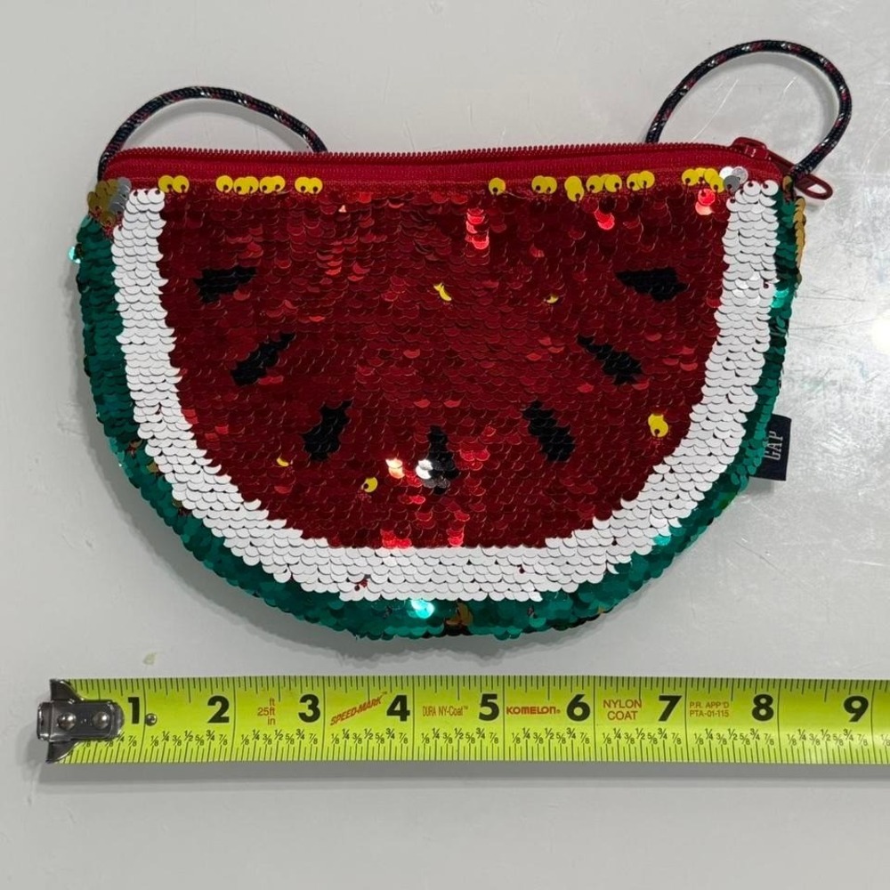 GAP Kids Sequin Watermelon Crossbody — Fruit Purse‎ — 8"